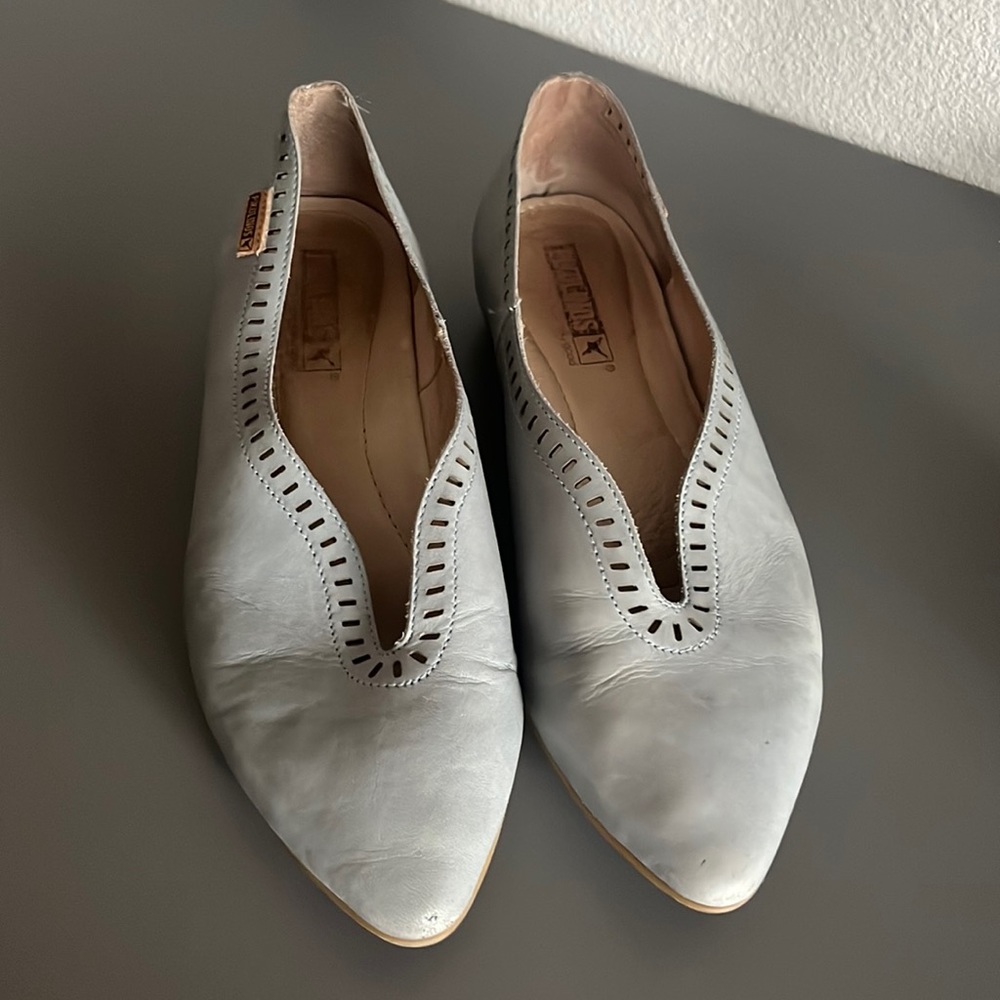 Pikolinos La Marina Flats in Baby Blue